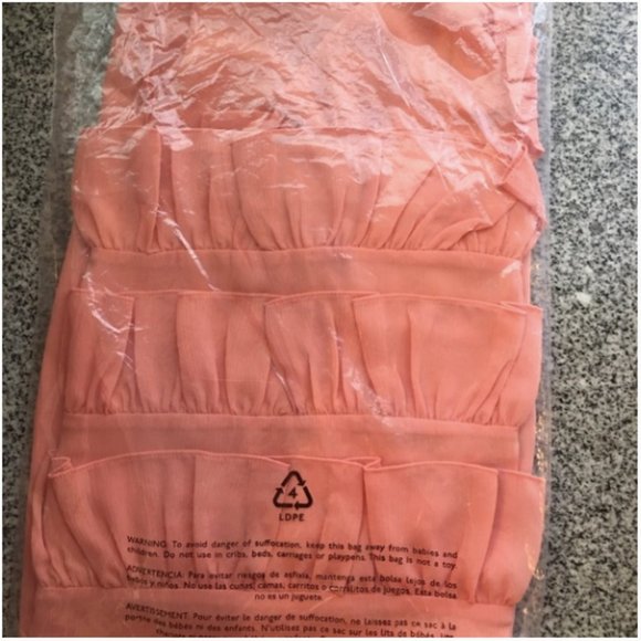 J crew Ruffle Dress in Crinkle Chiffon - Picture 3 of 5